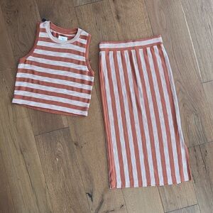 Lou & Grey Light Sweater Tank & Skirt Set